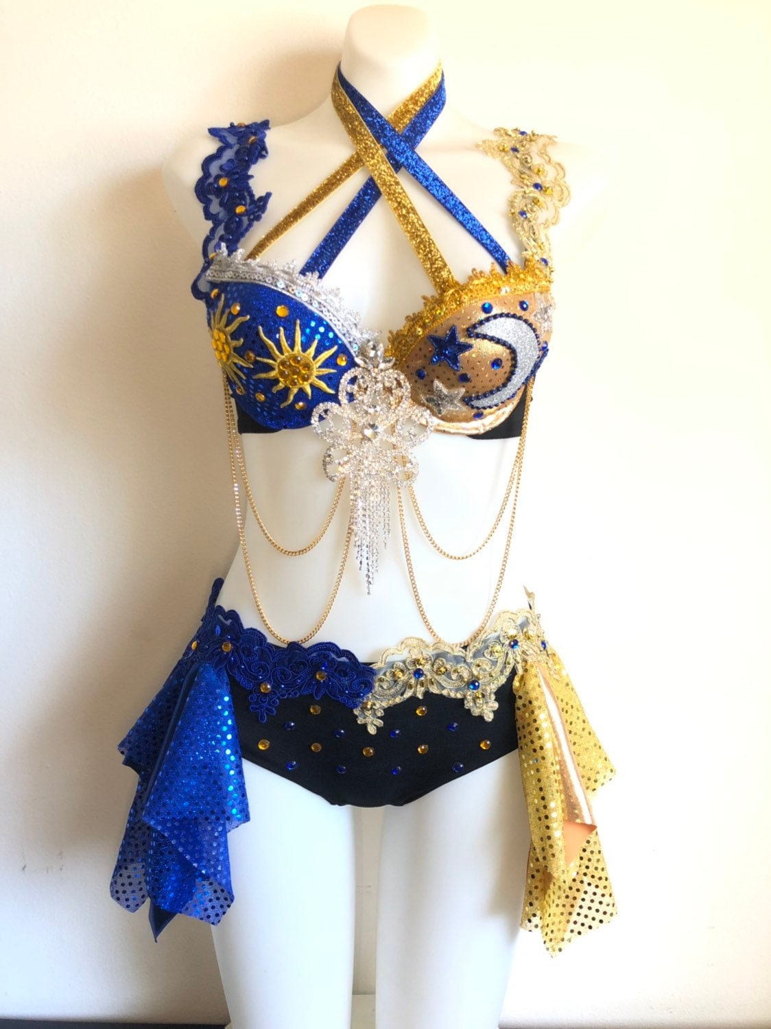 Moon made to Order EDC Rave Bra Rave - Etsy
