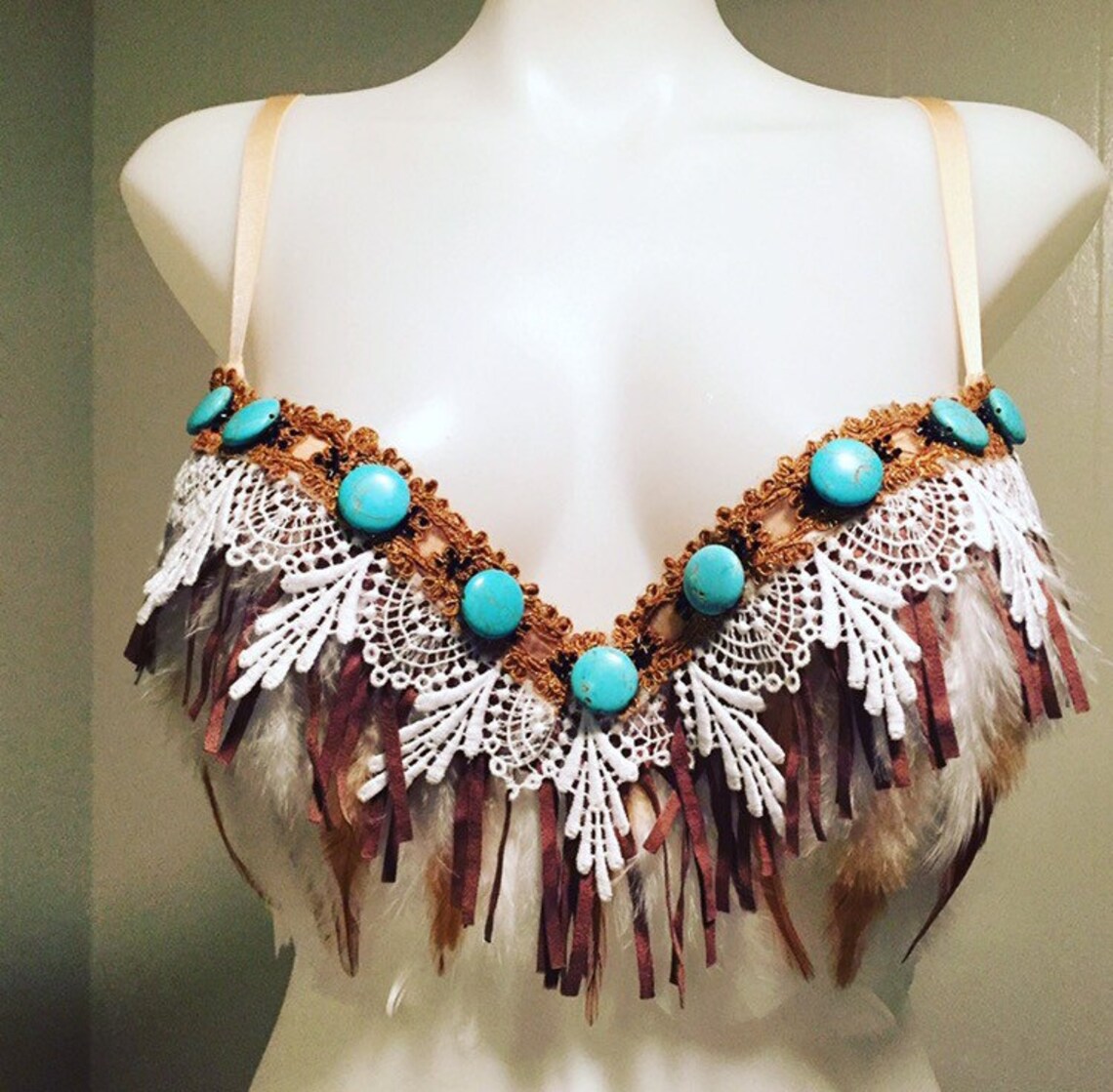 Native Bra CUSTOM SIZE Indian/tribal Bra made to Order in Your Size | Etsy