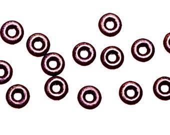 20 Fuchsia Pink Silicone Rubber Stopper Rings for European Bracelets Safety Stop 6mm Findings 44C 20 Fuchsia Pink Silicone Rubber Stopper Rings for European Bracelets Safety Stop 6mm Findings 44C