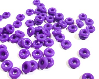 20 Fuchsia Pink Silicone Rubber Stopper Rings for European Bracelets Safety Stop 6mm Findings 44C 20 Fuchsia Pink Silicone Rubber Stopper Rings for European Bracelets Safety Stop 6mm Findings 44C