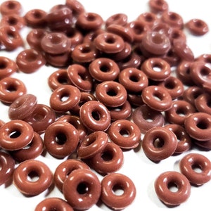 20 Fuchsia Pink Silicone Rubber Stopper Rings for European Bracelets Safety Stop 6mm Findings 44C 20 Fuchsia Pink Silicone Rubber Stopper Rings for European Bracelets Safety Stop 6mm Findings 44C