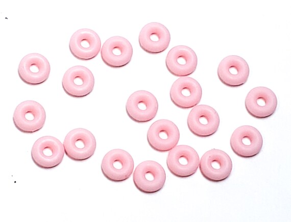 20 Fuchsia Pink Silicone Rubber Stopper Rings for European Bracelets Safety Stop 6mm Findings 44C 20 Fuchsia Pink Silicone Rubber Stopper Rings for European Bracelets Safety Stop 6mm Findings 44C