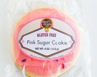 Gluten Free Pink Sugar Cookie