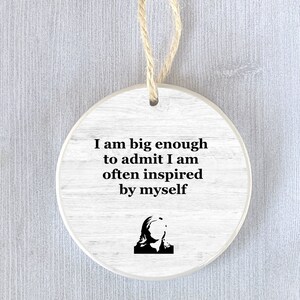 Funny Ornament Gift For Friend Woman Girl Mom Daughter Feminist Holiday Birthday Christmas Hanukkah Swap Office Exchange