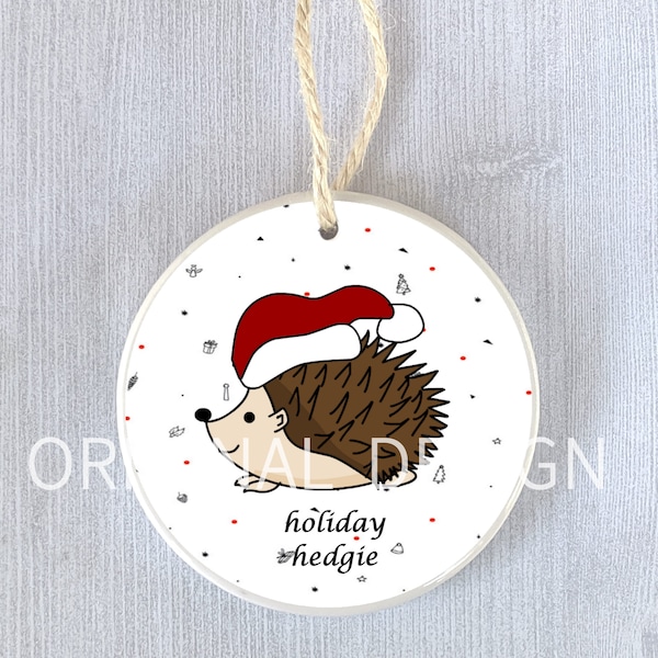 Hedgehog Ornament Etsy