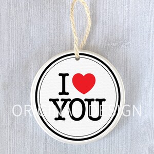 Funny Ornament I Love You Valentine&#39;s Day Boyfriend Girlfriend Husband Wife Wedding Anniversary Gift Christmas Birthday Present Personalized