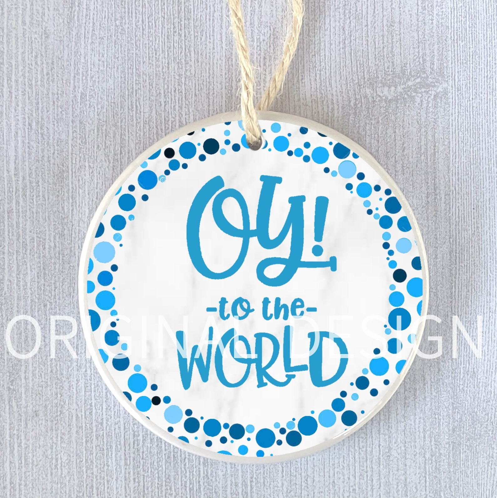 Funny Jewish Ornaments Oy to the World Chanukah Hanukkah Gift Etsy