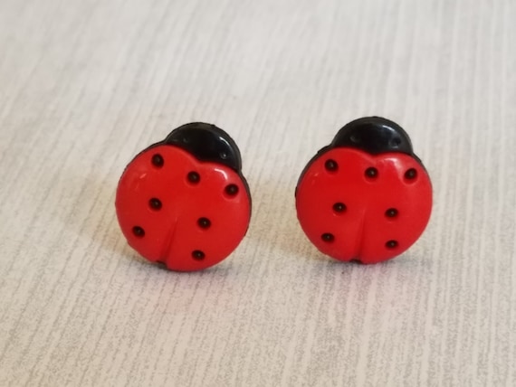 Miraculous ladybug clip shop on earrings