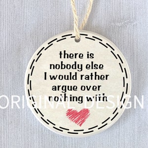 Funny Ornament Couple Newlywed Fiance Valentine's Day Anniversary Boyfriend Girlfriend Husband Wife Birthday Christmas Holiday Present Gift image 4