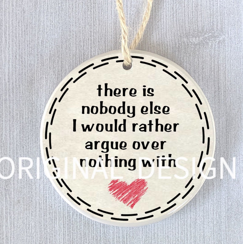 Funny Ornament Couple Newlywed Fiance Valentine's Day Anniversary Boyfriend Girlfriend Husband Wife Birthday Christmas Holiday Present Gift image 4