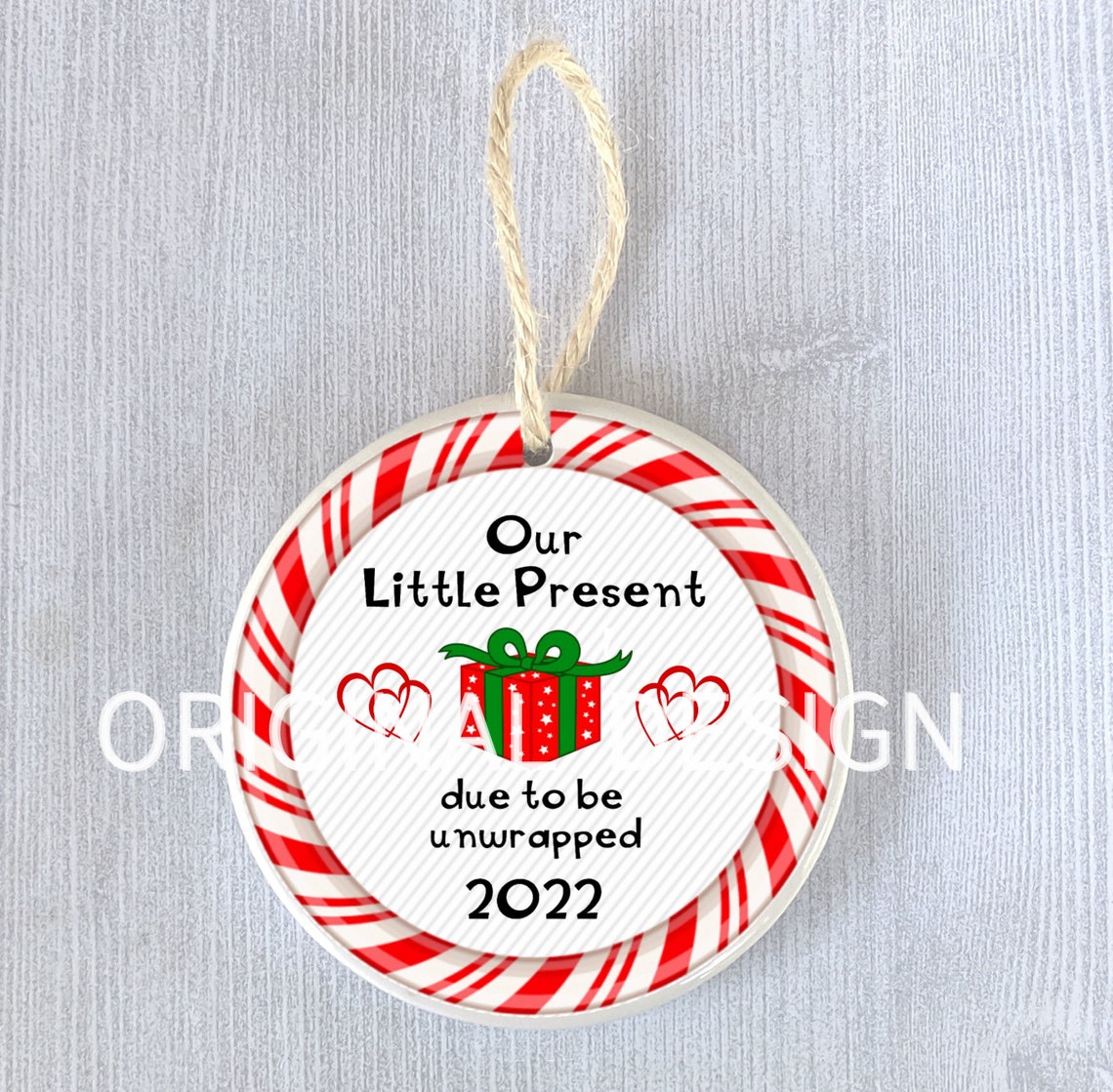 Baby Due 2022 Ornament Gift Expecting Mom Dad Parents To Be | Etsy