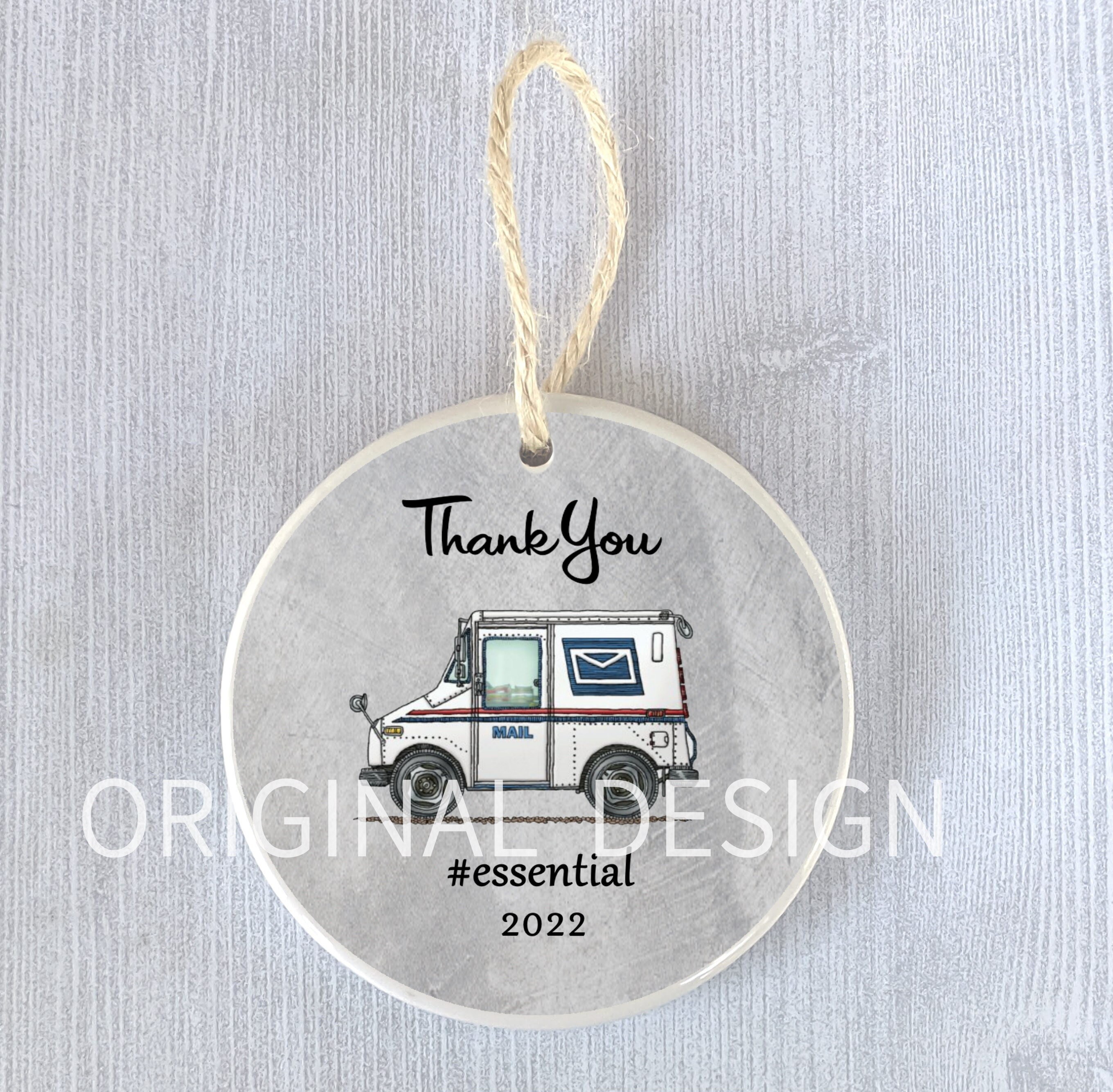 Rural Carrier Christmas Period 2022 Funny Ornament For Postal Worker Mailman Mail Carrier Thank | Etsy Australia