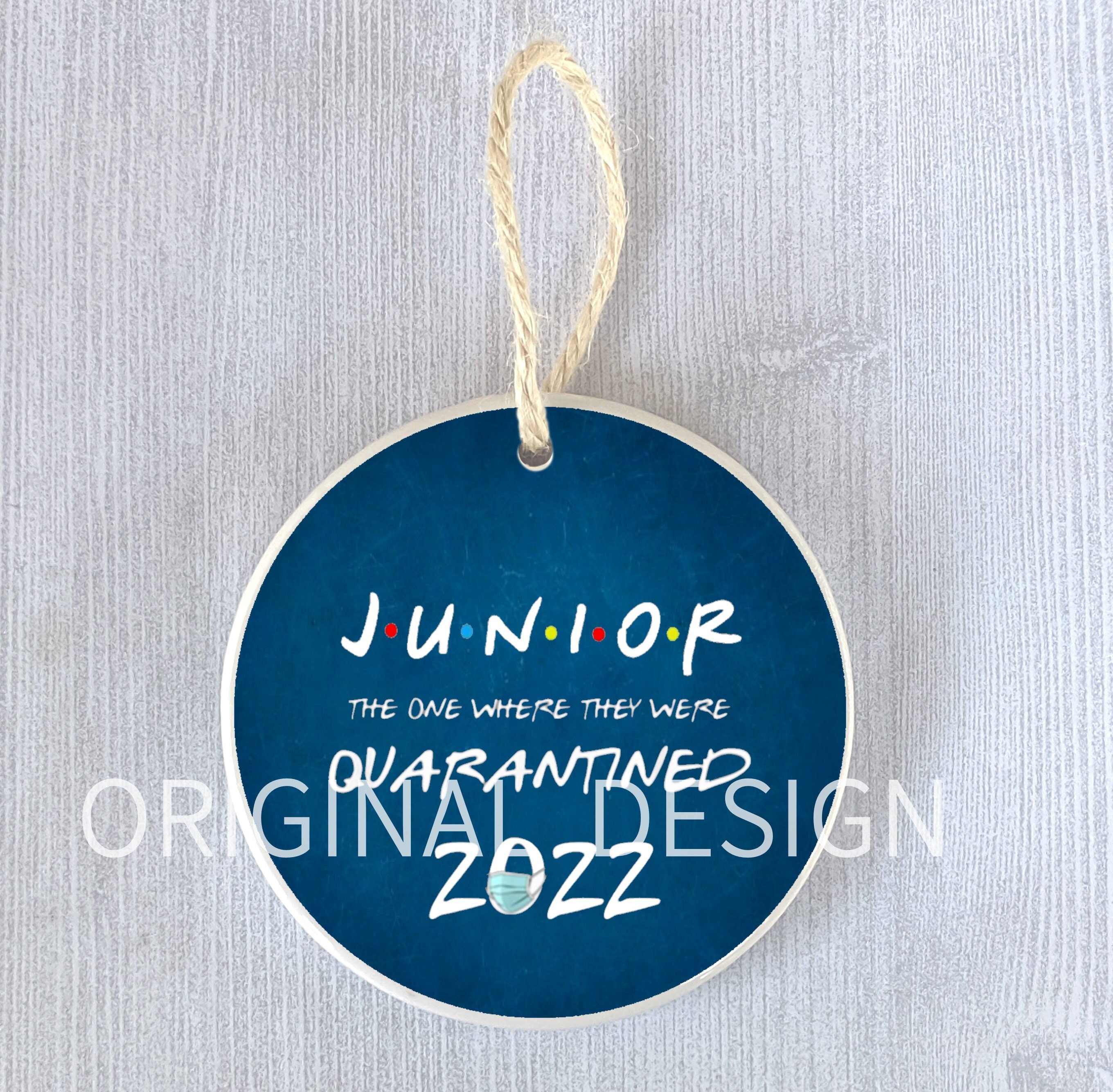 Funny Ornament Junior 2022 11Th Grade School The One Where | Etsy