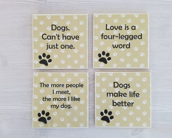 funny dog coasters