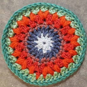 Mandala Crochet Pattern: Beginner-Intermediate Yarn Project (Digital Download)