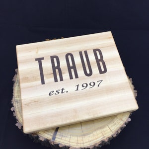 11" X 13" Bespoke Custom Cutting Board With Your Choice of Almost Any ...