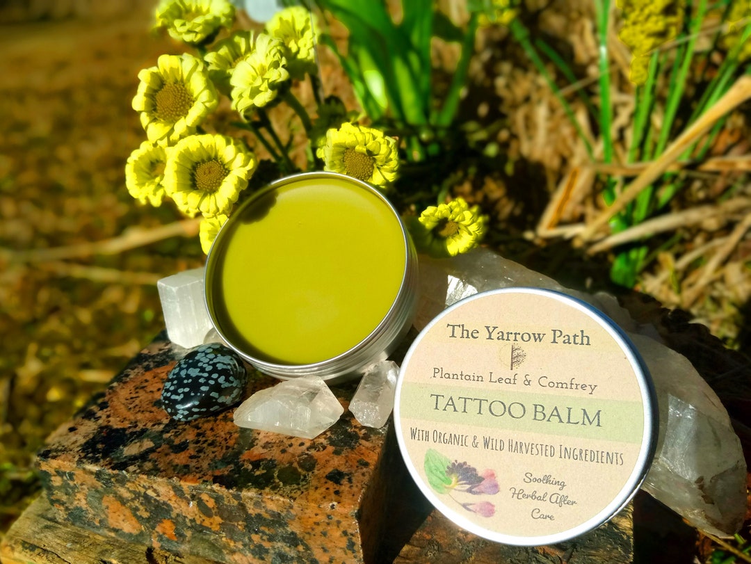 Herbal Tattoo Balm, Organic Healing Salve, Natural Tattoo Salve, Tattoo ...