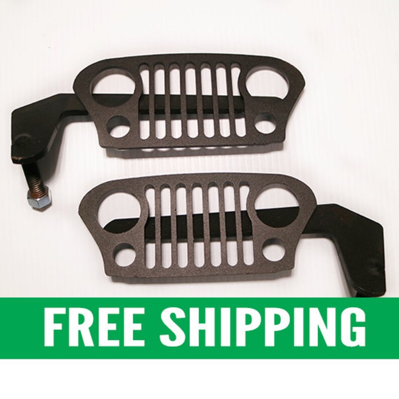 Jeep Foot Pegs for CJ Black Etsy