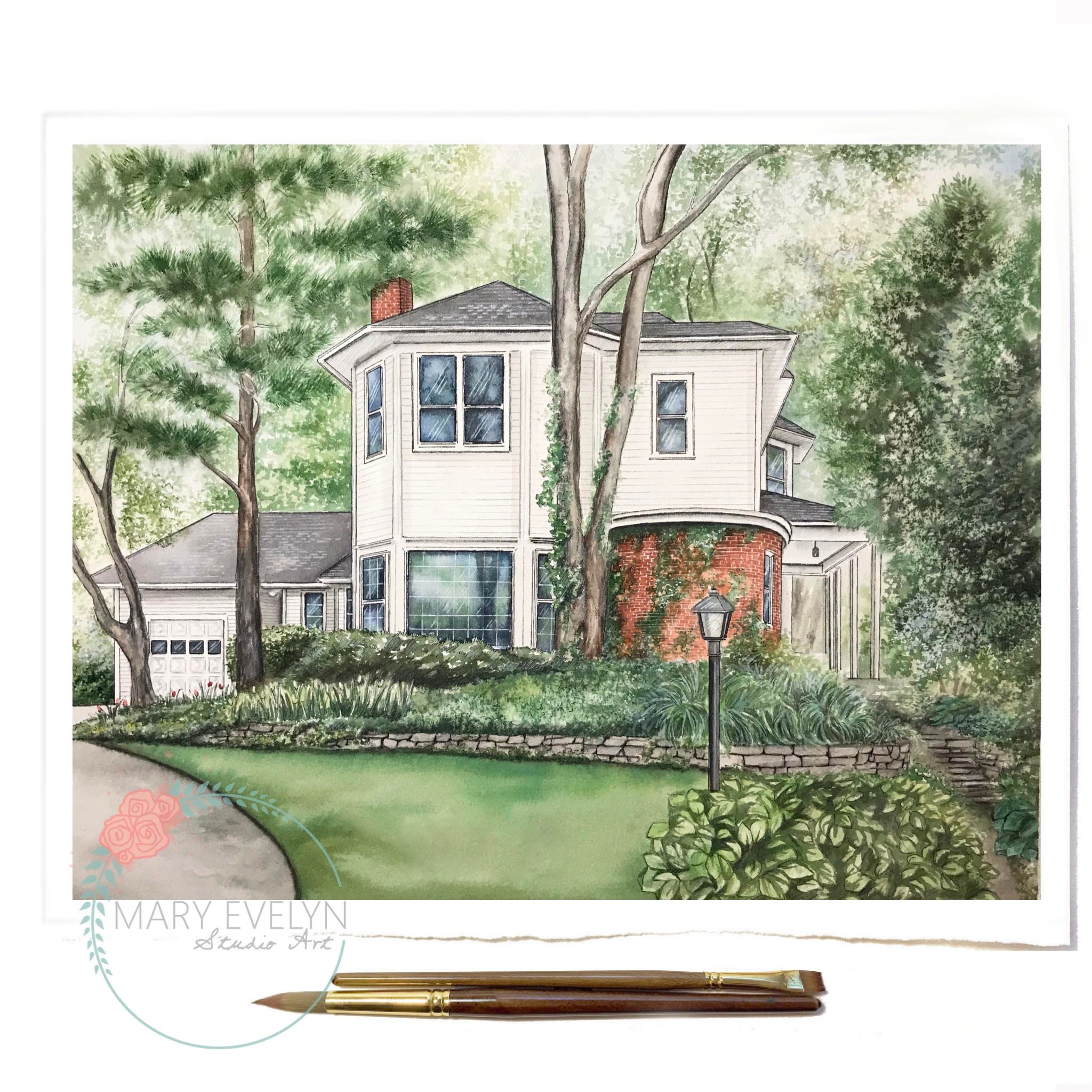 watercolor home house and building city element collection set town  16765359 PNG