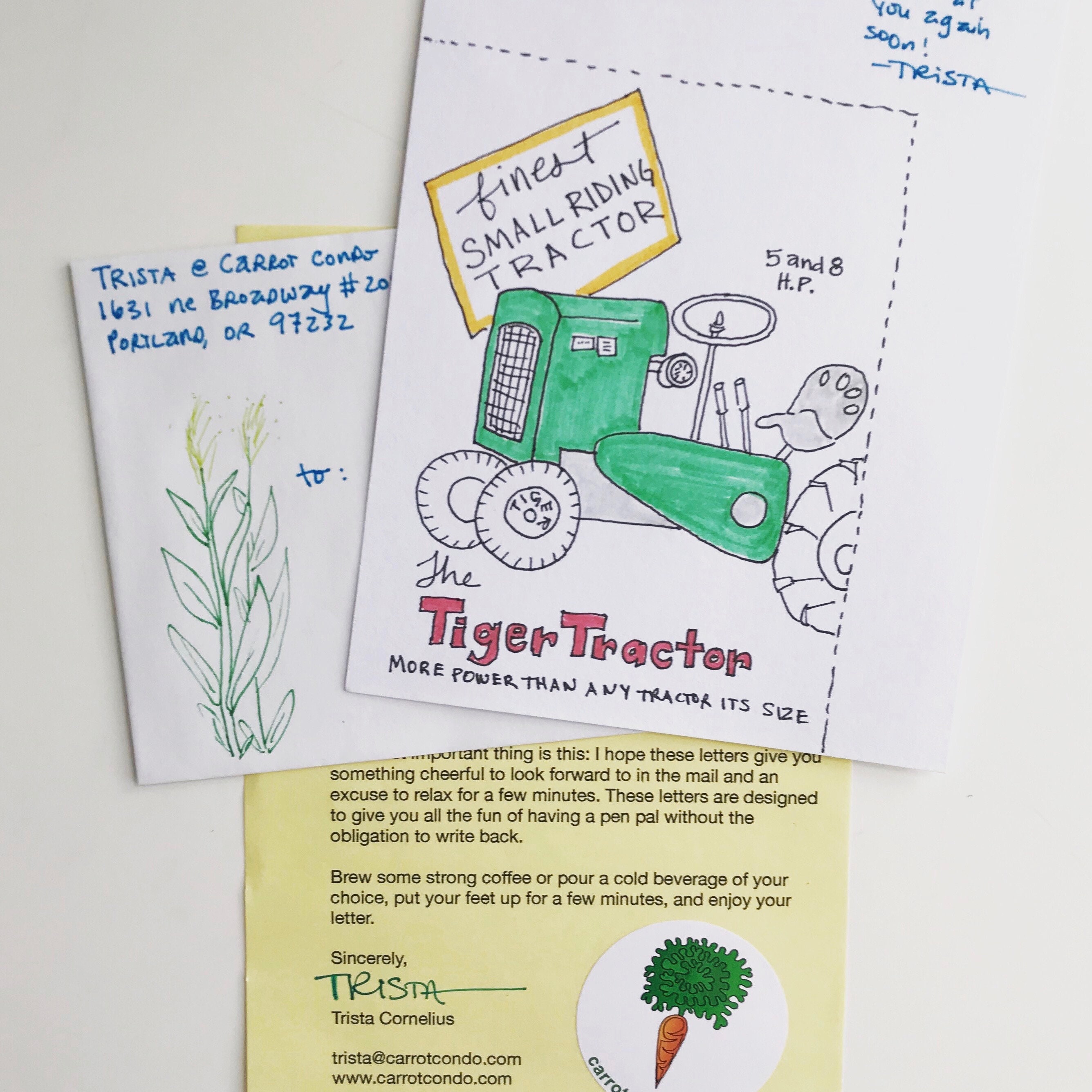 Customized Letter Subscription: 5 Handwritten & Illustrated - Etsy