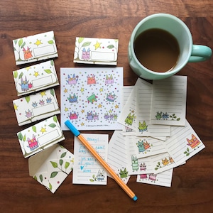 Tiny Owl Stationery with Stickers