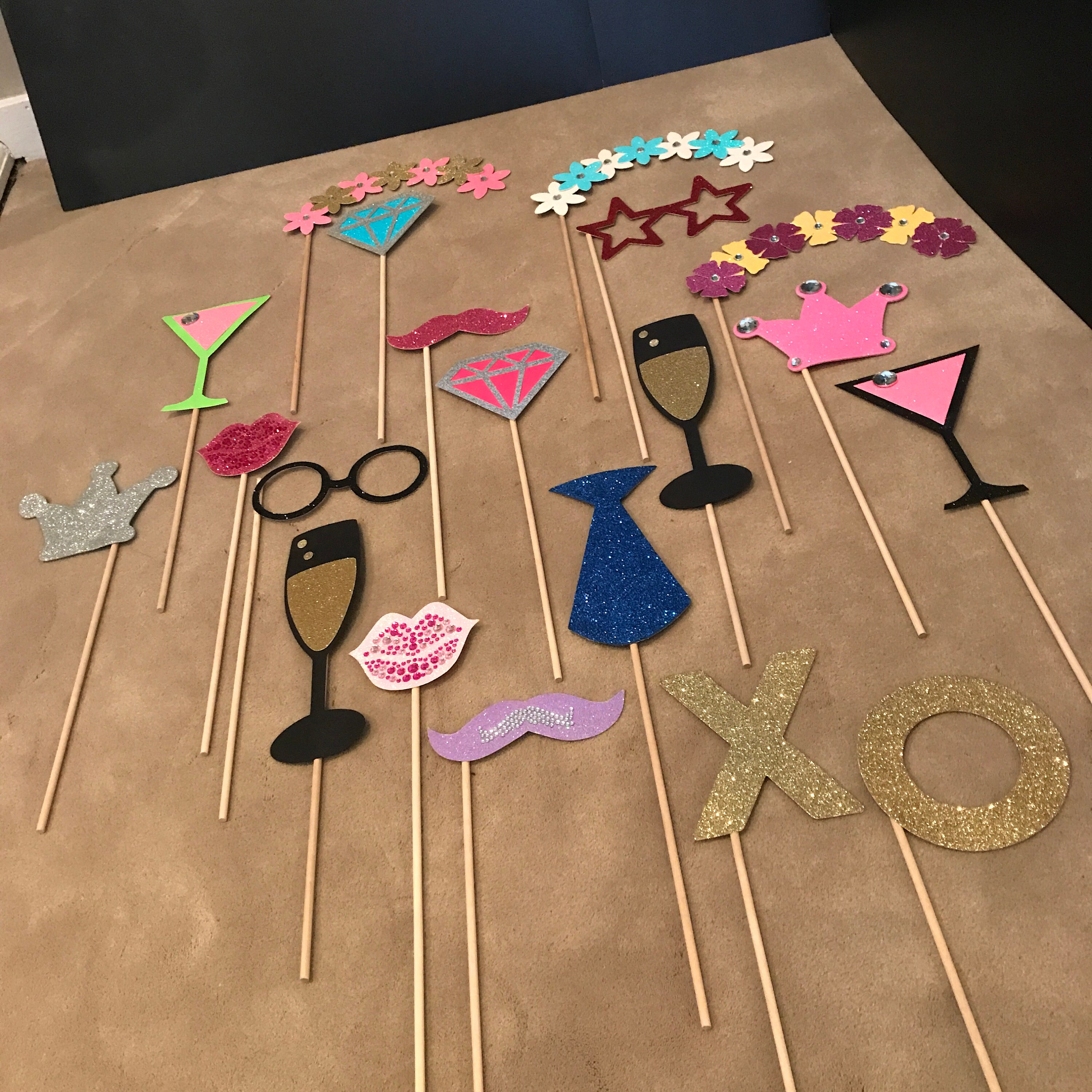 Photo Props Party Pack Includes 20 Props Etsy