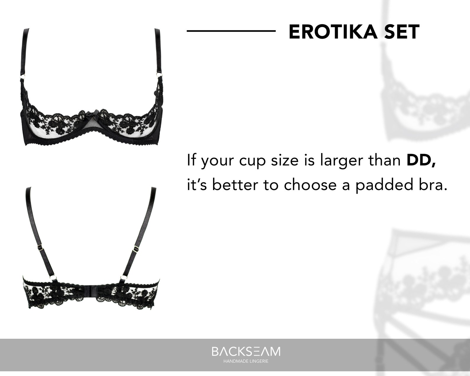 cupless bra for large breasts