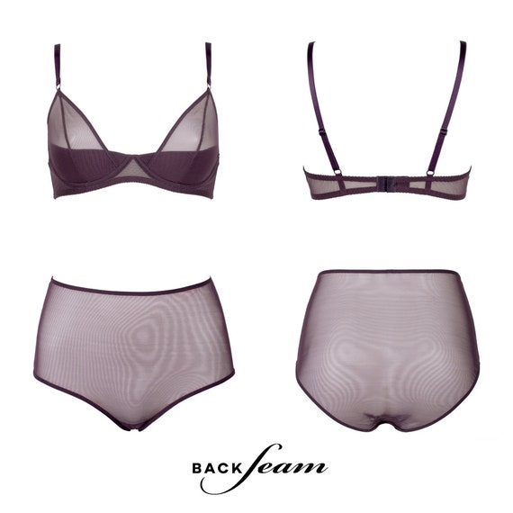Romantic Sexy Lingerie Set, Harness Lingerie Set, Transparent Lingerie,  Mesh Underwear, Women's Sheer Lingerie, Transparent Underwear 