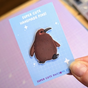 Baby Penguin Pin, Handmade Pins, Pin Badges UK, Cute Pin Badge, Sealife Gifts, Cute Pin, Meme Gifts,