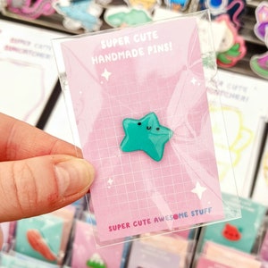Star Pin, Handmade Pins, Space Pin Badge, Tulip Gifts, Space Art, Cute Star, Cute Pin, Space Gift, Stargazing, Kawaii