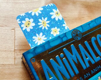 Sparkly Daisy Bookmark, Flower Bookmark, Daisy Gifts, Sparkly Bookmark, Reading Gift, Gifts For Teachers, Gifts for Librarians, Book Gifts