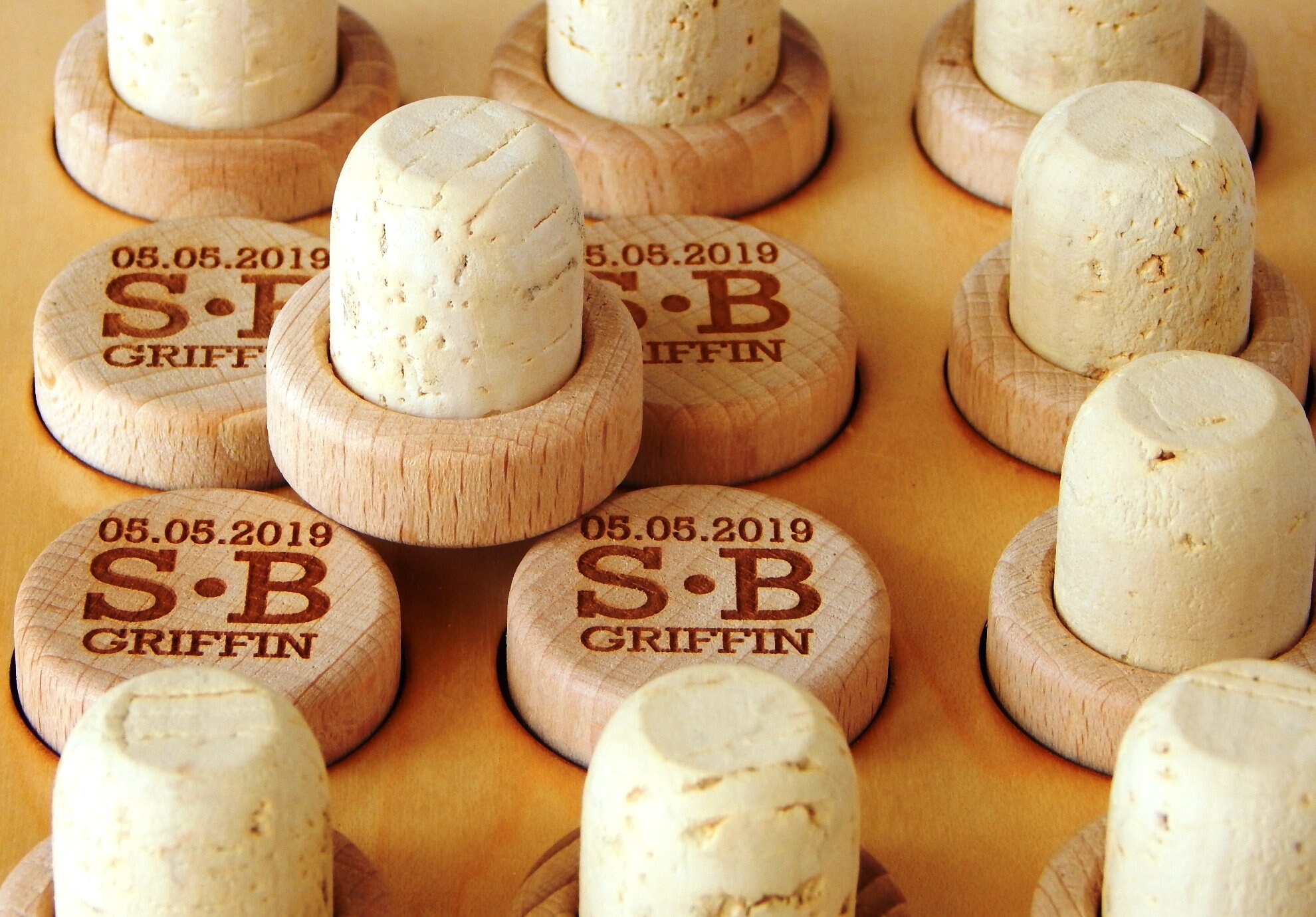 Personalized Bulk Wine Stoppers Engraved Cork Stopper Etsy