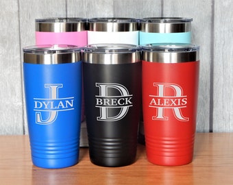 Custom Coffee Travel Mug - Engraved Tumbler Gift for Groomsmen - Personalized Gifts for Men