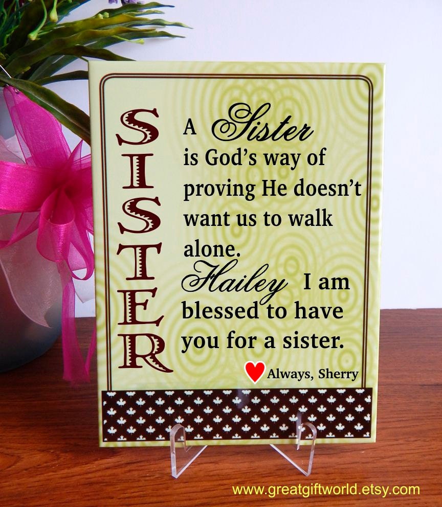 Sister Birthday Gift Gifts for Twin Sister from Sister