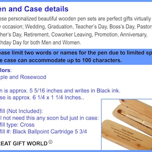 Boss Thank you Gift Appreciation Gifts for Lady Personalized Wooden Pen Leaving Gift image 9