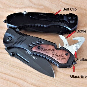 Personalized Pocket Knife Gift: Pregnancy Reveal, Engraved Knife