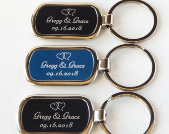 Personalized Wedding Favors Key chain - Party Gifts for Guest - Custom Favor for Adults