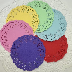 Paper Doily Pack 10 PC. Finely Detailed Paper Doilies. 