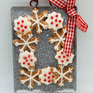 Mini Cookie Sheet. Fake Cookies. Tiered Tray Decor. Kitchen Decor. Gift.