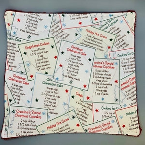 Recipe Milk and Cookies Mat! Small Christmas Placemat. Coffee Bar Decor. Mug Rug. Dishmat.Home Decor. Kitchen Decor. Basket Liner. Hot Pad.