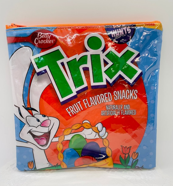 Trix Easter Fruit Snacks Wrapper Bag. Vinyl Pouch. Wallet. Etsy