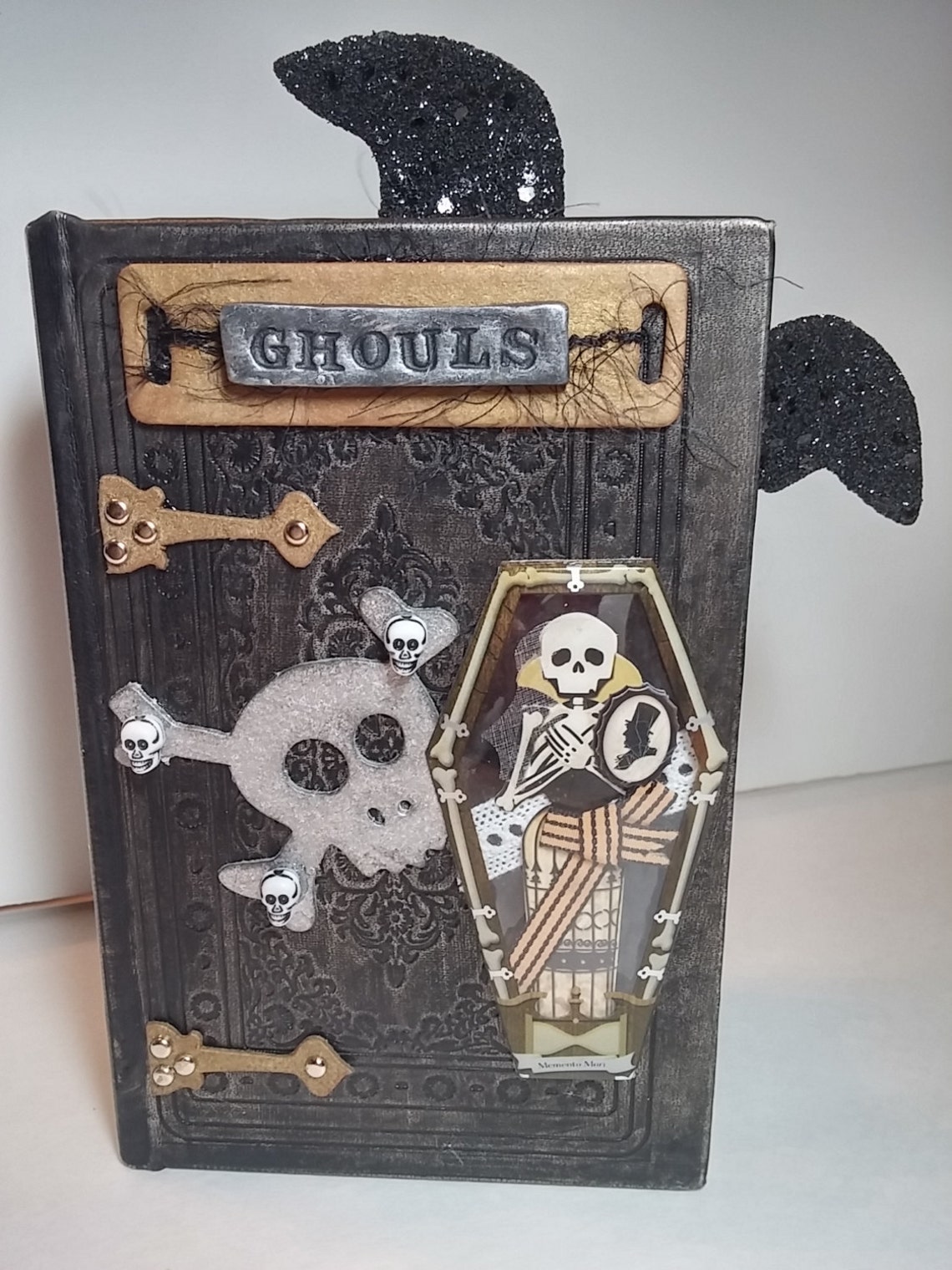 Spooky Halloween Shadow Box Book. Halloween Shadow Box. Etsy