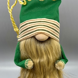 Green Crown Royal Handmade Gnome. Bar Decor. Man Cave. Birthday Gift. Housewarming Gift. Wedding Gift. Anniversary Gift. Coffee Decoration.