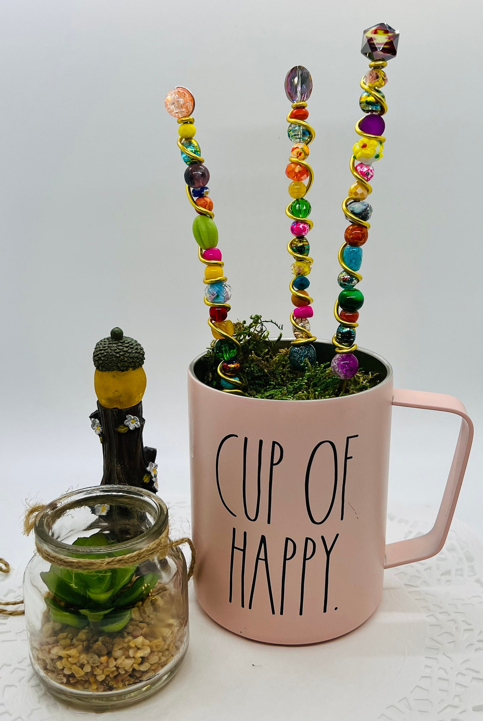 Fairy Garden Stakes. Potted Plant Accessory. Fairy Gazing Etsy