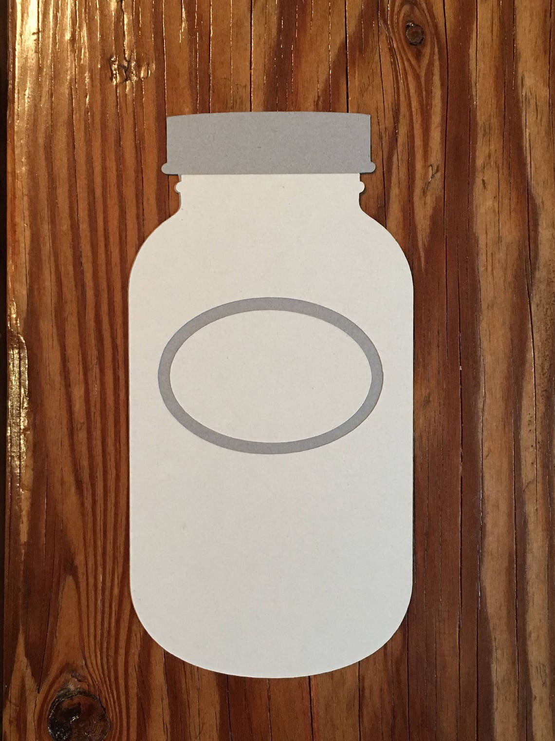 ONE Mason Jar Diecut. Mason Jar Embellishments. Tags. Die Etsy