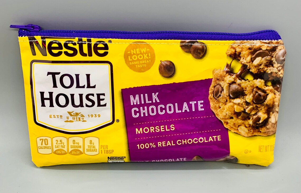 Nestle Chocolate Chip Bag. Vinyl Pouch. Wallet. Accessory Bag. Etsy