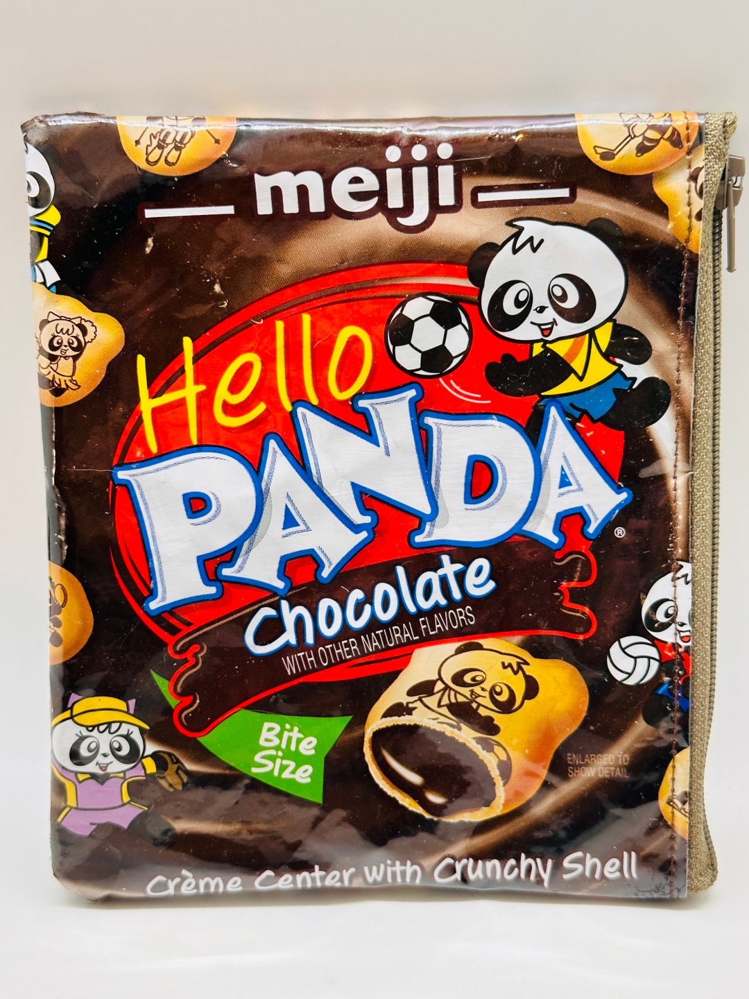 Hello Panda Candy Wrapper Bag. Vinyl Candy Bag. Candy Purse. Vinyl Bag ...