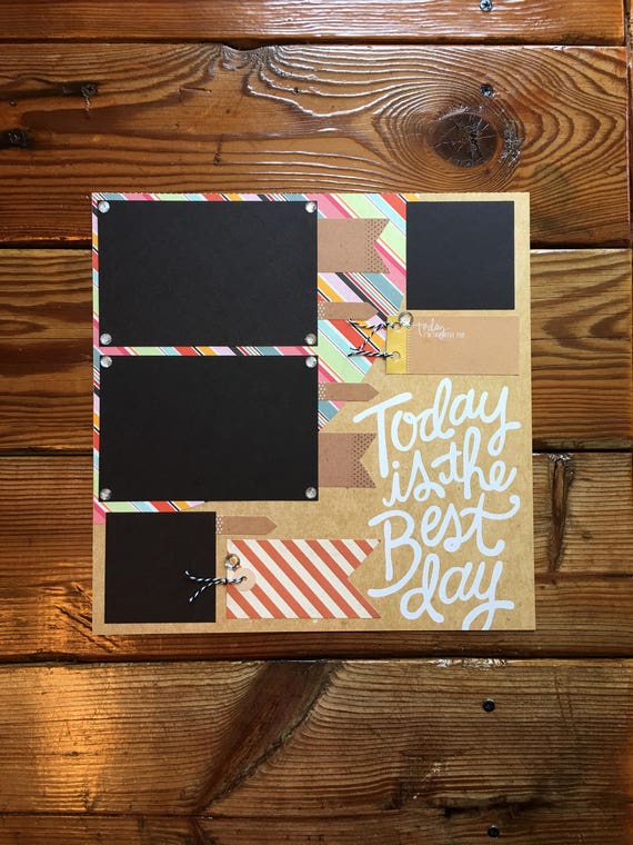 premade 12x12 scrapbooking page
