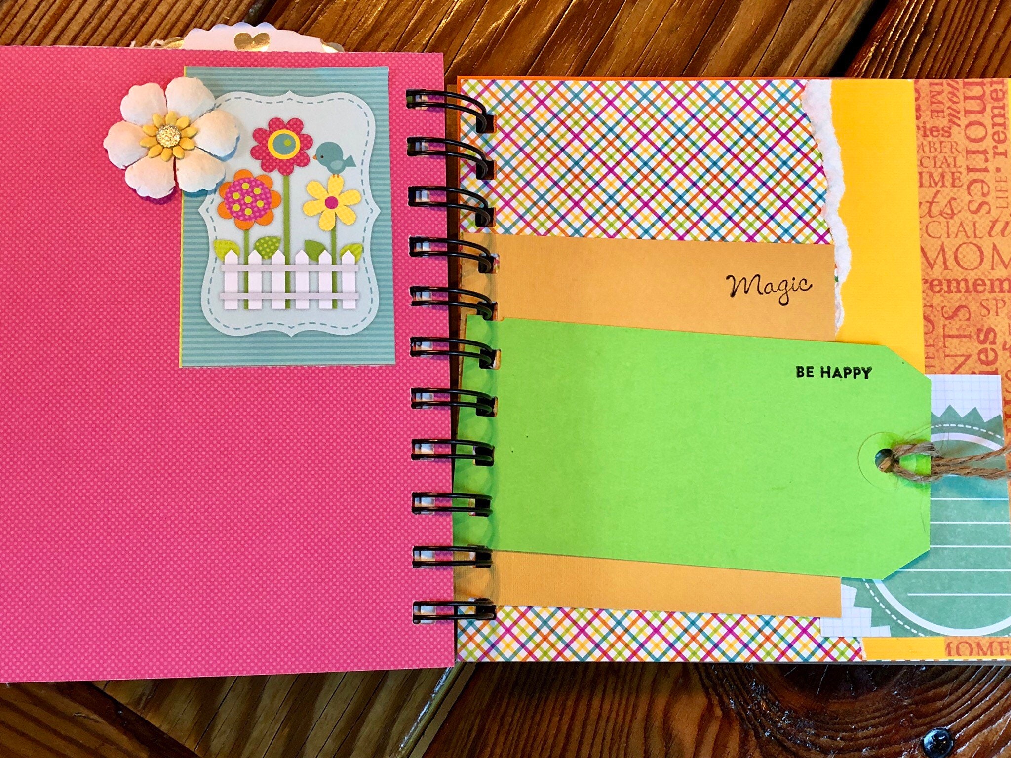 Premade 6 X 6 Chipboard Scrapbook. Family Etsy