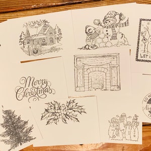 Christmas Index Card Divider Christmas Tabbed Divider Printable